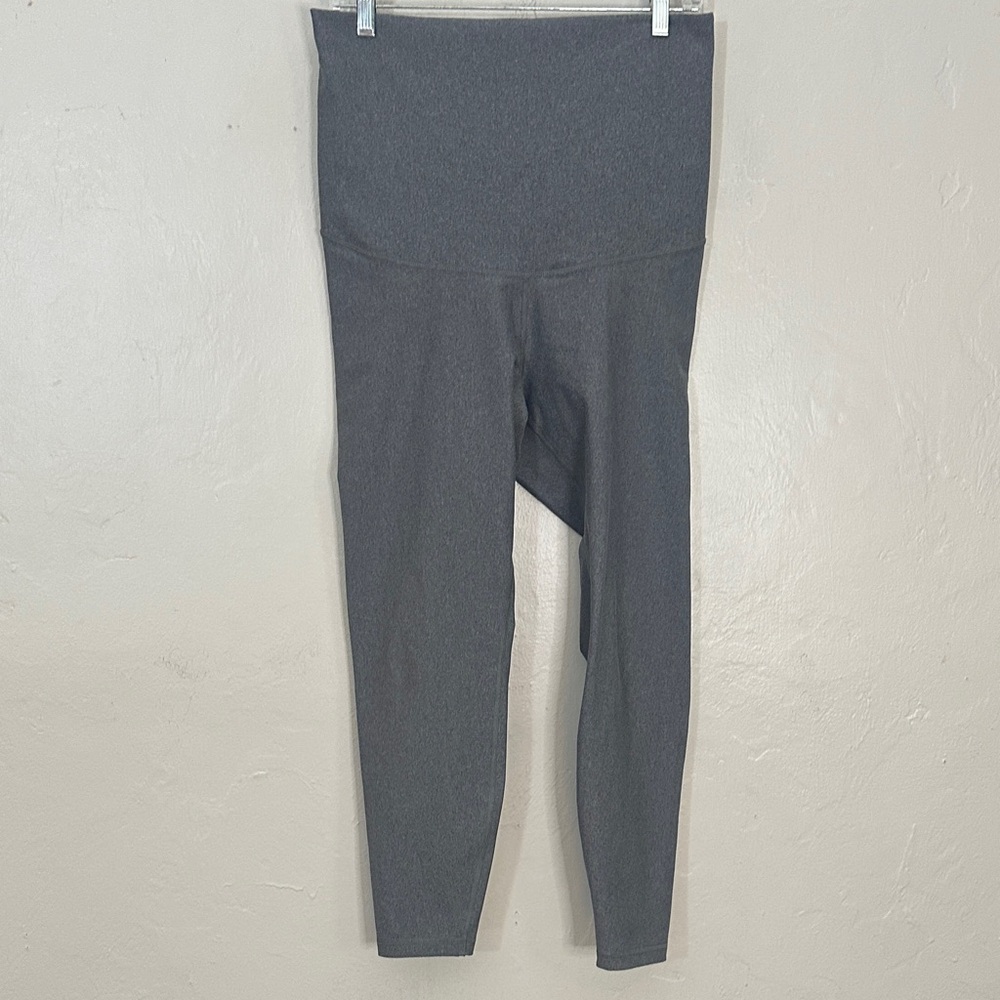 Old Navy Dark Gray High-Rise Maternity Leggings